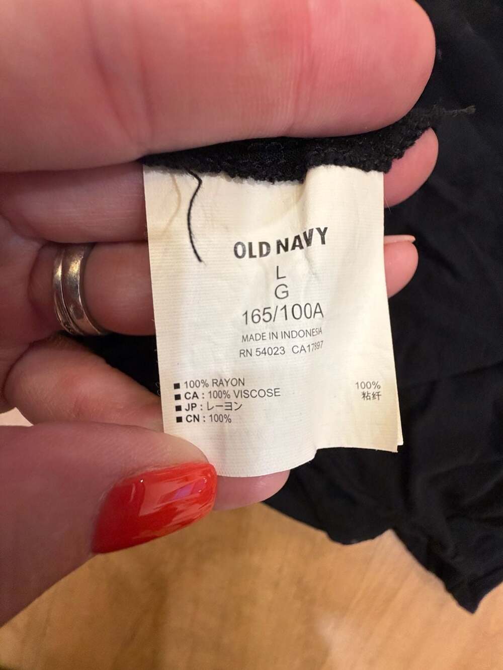 Old Navy Black Button-Front Racerback Tank Top Large - Picture 6 of 6